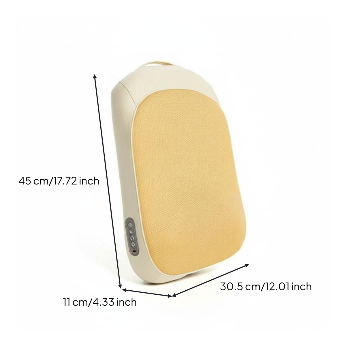 Electric Massage Cushion Multi-Mode Heated Support Pillow for Office