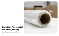 PE Stretch Film Cling Stretch Wrap Film Pallet Wrap Roll High See-Through Quality Packaging Supplies Puncture Resistant