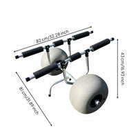 Foldable Kayak Cart Heavy Duty Kayak Cart Adjustable Frame