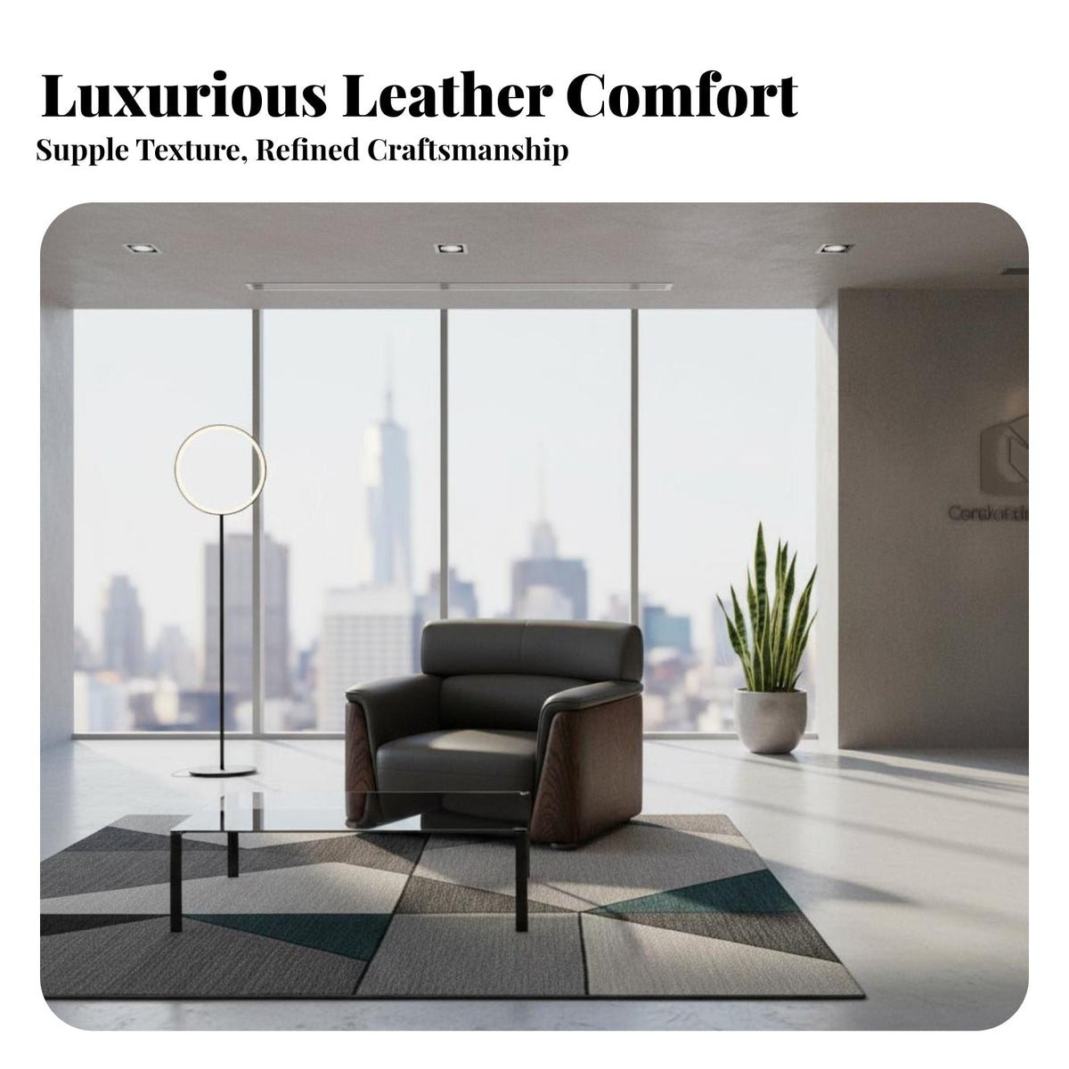 Modern Design 3-Seater Upholstered Couch Comfortable Minimalist Three-Seater Couch long-lasting Construction business-grade Furniture interchangeable interchangeable setup for Visitors, Business Owners, Office Managers, Waiting Room, Company Lounge