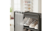 Space-Saving Multi-Layer Shoe Rack with Cover Large Capacity Freestanding Shoe Cabinet with Curtain Easy to Assemble Household Storage Strong Load-Bearing for Apartment Dwellers, Students, Entryway, Hallway, Bedroom, Closet
