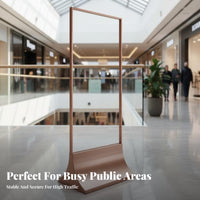 No Installation Required Floor Standing Poster Stand Rustproof Vertical Advertising Board Heavy-Duty 24x36 Poster Display Stand Double Sided for Exhibitors, Shop Owners, Restaurants, Shopping Malls, Retail Stores, Exhibitions, Trade Shows