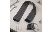 Trolling Motor Cable Sleeve Heavy-Duty Cable Sleeve with Zipper Flexible
