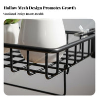 Railing Planter Basket Easy Installation Railing Plant Basket Weather-Resistant