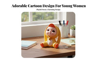 Creative Gift Cute Bunny Savings Bank Vivid Details Cartoon Creature Piggy Bank Fine Workmanship for Girls, Kids, Bedroom