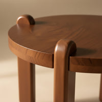 Round Coffee Table Minimalist Round Coffee Table Table Sculptural Furniture for Living Room, Lounge, Reading Corner