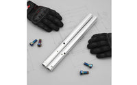 Aluminum Alloy Motorcycle Clamp-on Handlebar Ergonomic Design Motorcycle Clip on Bar Vibration Reduction for Racing
