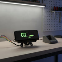 Universal Tricycle Instrument with Bracket Wired Digital Dashboard Backlit Speedometer Clear Visibility for Commuting