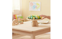 42 Pieces Wooden Blossom Balance Game Hand-Eye Coordination Training Bead Balance Toy Parent-Child Interactive Kids Stacking Beads Game for School