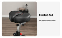 Extra Soft Noseless Bike Seat Widened Design Noseless Bike Saddle Universal Fit for Casual Riders, Cyclists, Mountain Biking, Leisure Riding
