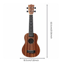 21 Inch Ukulele Music Education Beginner Ukulele Portable Small Guitar for Home Practice