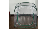 Mini Greenhouse Zippered Plant Shelter with Cover Portable Greenhouse Light-Transmitting Grow Tent Heavy-Duty for Gardeners