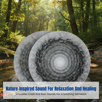 Mini Flow Drum, Ethnic Percussion Instrument, Simulated Water Flow, Rain Sound Therapy, Portable Small Musical Instrument