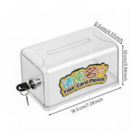 Acrylic Card Display Durable Thickened Stable Base for Office Lobby