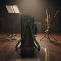Shadow Brass Container Case Padded Trumpet Case Wear-Resistant Instrument Storage for Practice