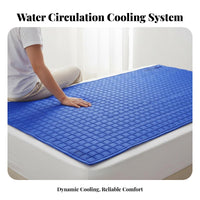 Double Use Water Circulation Cooling Mat Soft & Comfortable Cooling Water Mattress Topper Temperature Regulating Bed Mat for Hot Sleepers, Summer, Bedroom