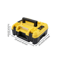 Hard-Shell Toolbox Sturdy Toolbox with Handle Wear-Resistant for Car Trunk