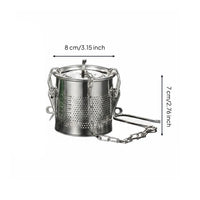 Braising Seasoning Container Secure Latch Stainless Steel Seasoning Basket