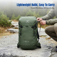 Lightweight Outdoor Backpack, Hiking Daypack, Water-Resistant Nylon, Unisex, Multiple Colors, Padded Straps