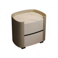 Luxury Design Single-Drawer Nightstand with Shelf Modern design Bedside Table Elegant Look Bedroom Furniture Sturdy Construction for Apartment Dwellers, Homeowners, Students, Home, Small Spaces, Living Room, Entryway