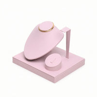 Necklace Bust with Band Holder Tabletop Necklace Display Bust Jewelry Display Stand Soft Organizer Minimalist for Jewelers