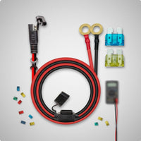to o rings Terminal Cable  Inline Circuit Protector Protection Fused Loop Terminal Harness Pure Copper Wire 10AWG Tender Cable for Motorcycle, RV