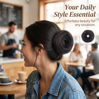 Messy Bun Holder Expandable Retractable, Ponytail for Instant Quick Hairstyle Accessory