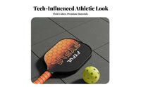 Long-Lasting Construction Fiberglass Pickleball Paddle Comfort Grip Pickleball Paddle Set Large Sweet Zone for Beginners, Seniors
