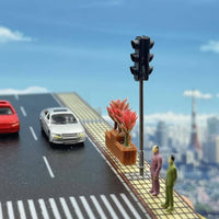 DIY HO Scale Traffic Light Miniature 1:87 Traffic Light Realistic Design 1:87 Model Indicator Easy to Install