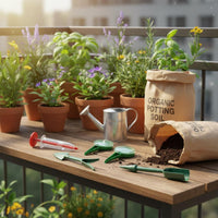 6 Pieces Handheld Dispenser Set Exact Seeding Mini Dispenser Kit Accurate Sowing Mini Gardening Tool Kit for Indoor Gardeners, Potting