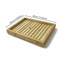 Sashimi Ice Platter Creative Design Bamboo Serving Tray Japanese Style Serving Box for Restaurants