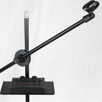 Mic Stand Pole Vocal Microphones Pole Stable Alloy Construction Adjustable Mic Arm for Stage, Live Broadcasting