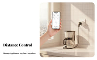 Smart Plug Hands-Effortless Function Speech-Based Control Socket Voice Activated Outlet Easy Setup Bluetooth Smart Outlet No Hub