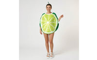 Lime Costume One-Size-Fits-Most Lime Outfit with Hat Cape-Style for Cosplayers