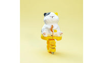 Creative Cartoon Handlebar Figure Wind-Rotating Action Scooter Bobblehead Doll for Women