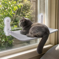 Cat Window Hammock with Suction Cups - Sunbathing Perch for Cats