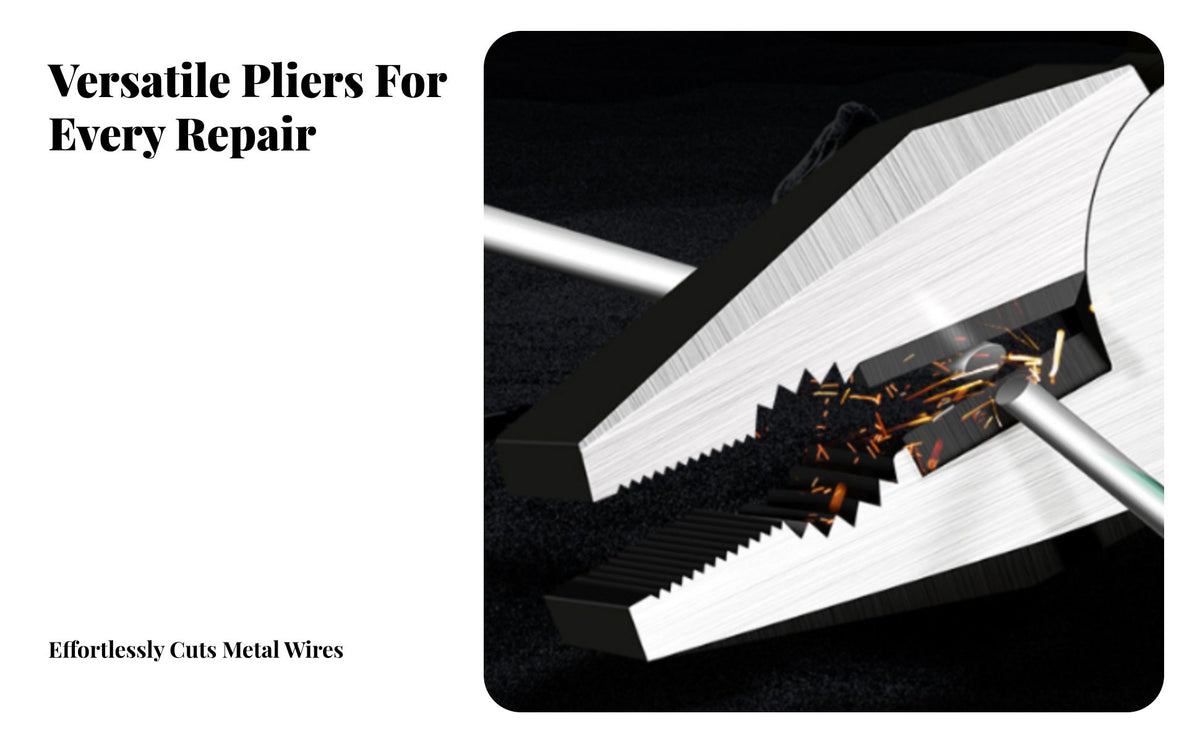 Slender Nose Pliers Industrial Grade Diagonal Cutting Pliers High Hardness Side Cutting Tools for Electricians, Men, Maintenance and Repair, Workshop