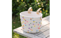 Woven Bike Basket Adjustable Front Bike Basket with Straps Lightweight for Children's Bikes, Park Rides