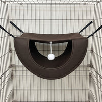 Cat Cage Hammock with Breathable Mesh material, Hanging Indoor Bed and Swing for Hammock Hanging Cat Cage Accessory