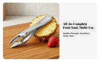 Pineapple Pitted Area Remover Food Grade Pineapple Pitted Area Center R Strawberry Huller Multifunctional Fruit Remover Tongs