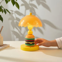 Hamburger Lamp Whimsical Veilleuse De Bureau Warm for Bedroom