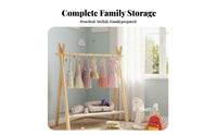 Multipeg Design child's Wooden Clothes Tree polished Rounded perimeters gratisstanding Coat Tree Sturdy & Stable Nursery Furniture Easy Assembly for Children, young children, Bedroom, Playroom, Living Room, Entryway
