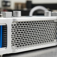Upgraded Thickened Design Aluminum Oil Cooler for Rugged Terrain-Pavement, Racing