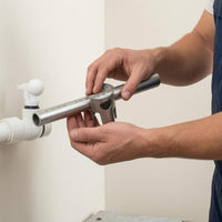 U-Shaped Slot Plastic Ball Valve Wrench Socket Body Ball Valve Wrench Metal Water Shut-off Tool Silver Finish