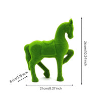 Animal Sculpture Garden Horse Statue Home Decor Ornamental for Courtyard
