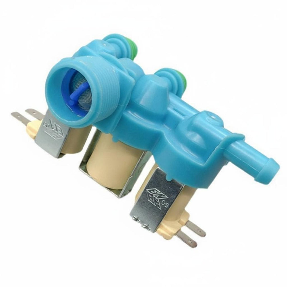 Washing Machine Water Inlet Valve Built-in Strainer Screen Double Solenoid Water Valve for Home Repair Enthusiasts