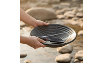 Three-Zone Gold Panning Kit Riffled Gold Pan with Shovel Dual Riffle Beginner for Prospectors, Hobbyists, Outdoor Prospecting, Riverbeds, Creeks