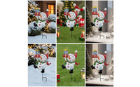 Snowman Garden Stake Christmas Snowman Stake Decoration Yard Decor Holiday Outdoor