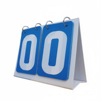 Flip Scoreboard Smooth Turning Tabletop Score Keeper Stainless Steel Rings Manual Score Turner for Teachers, Badminton Matches