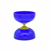 Drop-Resistant Chinese Spinning Top Easy to Learn Double Bowl Chinese Spinning Top Long-Lasting Soft Plastic Juggling Toy Stable High-Speed Rotation for Children, Schoolyard